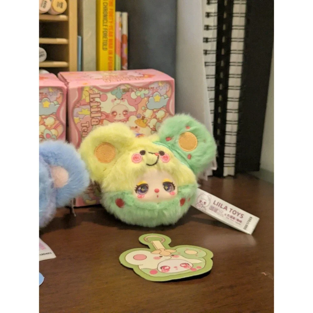 Liila’s Garden Tea Party Mini Plush Pendant (Blueberry Koala & Green Mouse)
